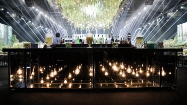 bar, mobile bar, lights, lightbulbs, led lights, cocktails, bartending, beverages, 